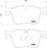 Гальмівнi колодки дискові перед. Citroen C4 Picasso IIPeugeot 308 Sw II 1.2-2.0D 02.13- HELLA 8DB 355 020-981 (фото 1)