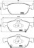 Комплект гальмівних накладок, дискове гальмо HELLA 8DB 355 021-431 (фото 1)