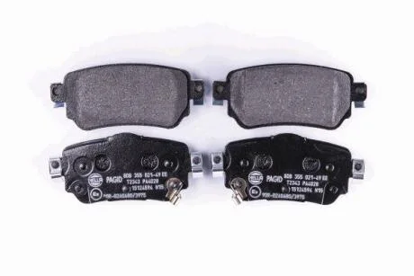 Гальмівні колодки дисковi зад. Nissan Qashqai II Renault Kadjar 1.2-1.6D 11.13- HELLA 8DB 355 021-491