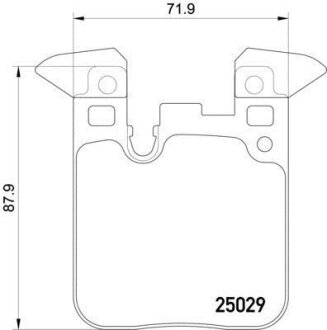 Комплект гальмівних накладок, дискове гальмо HELLA 8DB 355 021-611