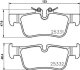 Комплект гальмівних накладок, дискове гальмо HELLA 8DB 355 021-681 (фото 2)