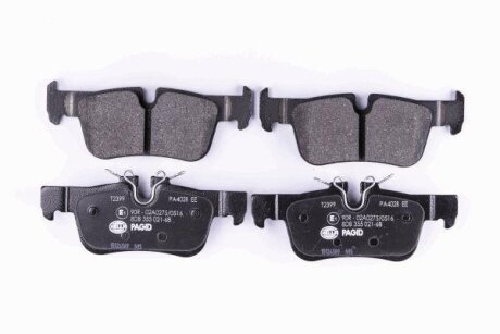 Комплект гальмівних накладок, дискове гальмо HELLA 8DB 355 021-681