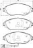 Колодки гальмівні дискові комплект, передн. HELLA 8DB 355 021-971 (фото 1)