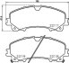 Комплект гальмівних накладок, дискове гальмо HELLA 8DB 355 024-621 (фото 1)