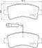 Комплект гальмівних накладок, дискове гальмо HELLA 8DB 355 024-871 (фото 1)