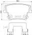 Гальмівні колодки зад. Chrysler 300c 04- HELLA 8DB 355 025-051 (фото 1)