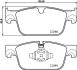 Комплект гальмівних накладок, дискове гальмо HELLA 8DB 355 025-531 (фото 1)