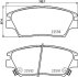 Комплект гальмівних накладок, дискове гальмо HELLA 8DB 355 025-741 (фото 1)