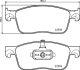 Комплект гальмівних накладок, дискове гальмо HELLA 8DB 355 031-541 (фото 1)