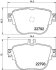 Комплект гальмівних накладок, дискове гальмо HELLA 8DB 355 032-161 (фото 1)