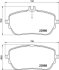 Комплект гальмівних накладок, дискове гальмо HELLA 8DB 355 037-961 (фото 1)