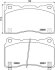 Комплект гальмівних накладок, дискове гальмо HELLA 8DB 355 039-151 (фото 1)