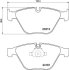 Комплект гальмівних накладок, дискове гальмо HELLA 8DB 355 039-241 (фото 1)