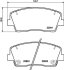Комплект гальмівних накладок, дискове гальмо HELLA 8DB 355 039-921 (фото 1)