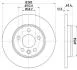 Диск гальмівний VW T4 96- задн. 280x12mm HELLA 8DD 355 105-611 (фото 1)
