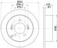 Гальмівний диск Hyundai Sonata V, Tucson Kia Magentis, Sporta HELLA 8DD 355 113-641 (фото 1)