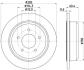 PRO JEEP гальмівний диск задн. Grand Cherokee 92-99 HELLA 8DD 355 114-801 (фото 1)