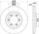 Диск гальмівний Isuzu D-MAX 2.5D 06.12- HELLA 8DD 355 115-231 (фото 1)