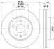 Гальмівний диск передній Ø 296mm Opel Insignia 1.6/1.8/2.0 08- HELLA 8DD 355 116-031 (фото 1)