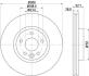 Гальмівний диск передній Ford Mondeo 1.6-2.5 03.07-01.15 HELLA 8DD 355 116-221 (фото 1)