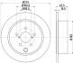 Гальмівний диск зад. SUBARU FORESTER 13- 274X10 HELLA 8DD 355 120-341 (фото 1)