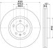 Диск гальмівний PRO HELLA 8DD 355 129-231 (фото 1)