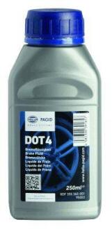 Гальмівна рідина DOT4 0.25л HELLA 8DF 355 360-001