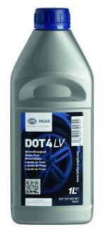 Жидкость тормозная (DOT 4) LV 1 литр (для авто с ABS / ASR / EPS) HELLA 8DF 355 360-051