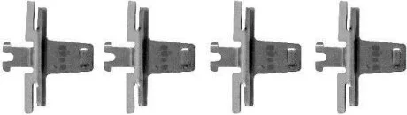 Комплект приладдя, накладка дискового гальма HELLA 8DZ 355 202-151