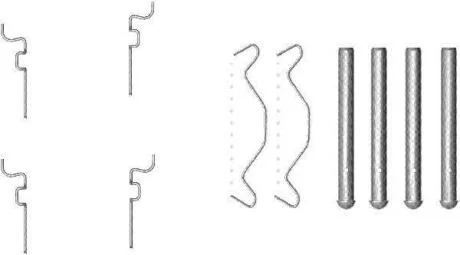 Ремкомплект гальмівних колодок HELLA 8DZ 355 203-221