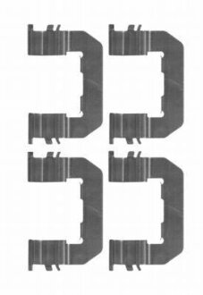 Ремкомплект гальмівних колодок HELLA 8DZ 355 203-931