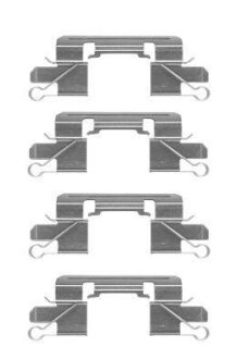 Ремкомплект гальмівних колодок HELLA 8DZ 355 204-941