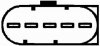 Витратомір повітря 1.7CDI 16V,2.7CDI 20V,3.2CDI 24V,3.0TD 24V MERCEDES-BENZ C-Class W204 07-14, G-Class W463 90-18, CLK W209 02-10, E-Class W210 94-03, S-Class W220 98-06, A-Class W168 97-04, C-Class W203 00-07 HELLA 8ET 009 149-231 (фото 2)