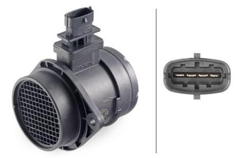 FIAT Витратомір повітря Fiorono 1.3D HELLA 8ET358095-191