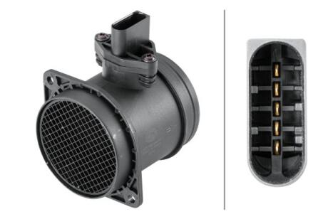 AUDI Витратомір повітря A3 3.2 V6 03-, TT 3.2 V6 03-, BENTLEY, VW HELLA 8ET358 095-401