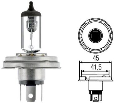 Лампа розжарювання, фара дальнього світла HELLA 8GD 002 088-271