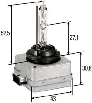 Лампа ксенонова STANDARD D1S 35W P32d-2-5 HELLA 8GS 009 028-111