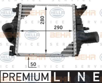 Інтеркулер MB Vito 638 2.2 CDI 99- HELLA 8ML376724-121