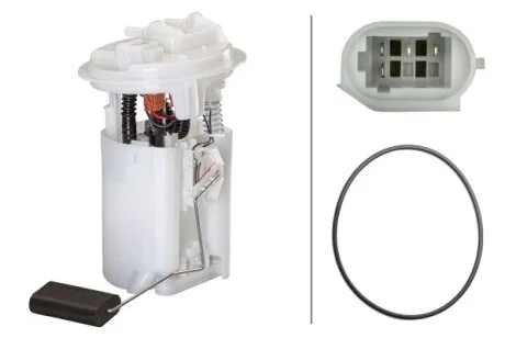 DACIA Вузол подачі палива (модуль з насосом) LOGAN 1.2, 1.4, 1.6 06-, SANDERO 1.2, 1.4, 1.6 08- HELLA 8TF358106-471