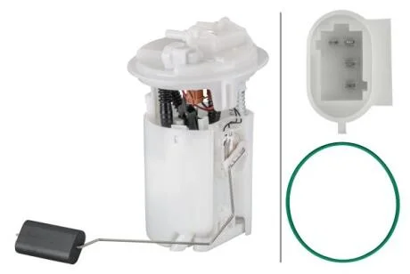 Насос паливний в зборі RENAULT, з прокладкою HELLA 8TF358 106-881