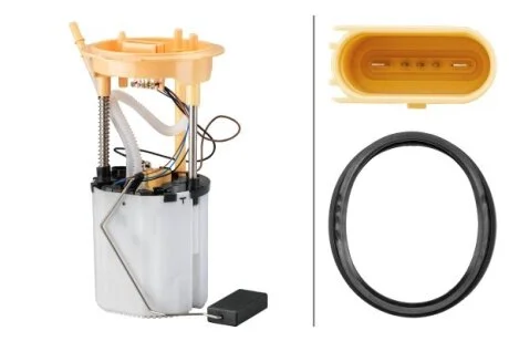 VW Електро-бензонасос (модуль) Audi A3, Skoda Octavia II, SuperB II, Yeti, Golf V, VI 2.0TDI 04- HELLA 8TF358 146-631