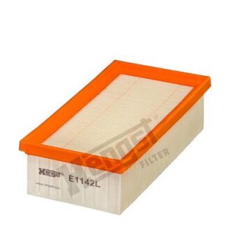 Фільтр повітряний Citroen C3 / C4 / C-Elysee / Peugeot 208/301/308 1.0-1.2 i 12-&gt, HENGST FILTER E1142L