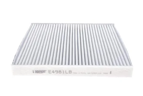 Фильтр салона, VW Polo, 2017> / T-Cross / Seat Ibiza, 2018>, (антибактериальный) HENGST FILTER E4981LB