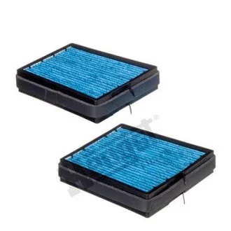 Фильтр салона MB C (W203), CLK (A/C209) 00-11 Blue.care (2шт.) (HENGST) HENGST FILTER E970LB01-2