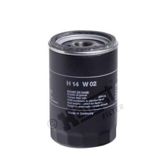 Масляный фильтр, Масляный фильтр, ступенчатая коробка передач HENGST FILTER H14W02