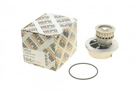 Насос охолоджуючої рідини, з ущільненням CHEVROLET AVEO / KALOS, CORSA DAEWOO CIELO, LANOS OPEL ASTRA F, ASTRA F CLASSIC, ASTRA F/KOMBI, ASTRA G, ASTRA G/KOMBI, COMBO/MINIVAN 1.2-1.6 08.79- HEPU P312