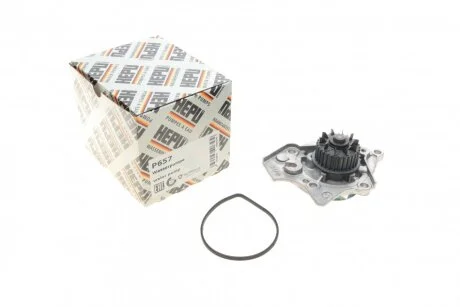 Насос охолоджуючої рідини, з ущільненням AUDI A3, A4 ALLROAD B8, A4 B8, A5, A6 C7, A8 D4, Q3, Q5, TT SEAT ALHAMBRA, ALTEA, ALTEA XL, EXEO, EXEO ST, LEON, TOLEDO III 1.8-2.0H 09.04-07.19 HEPU P657