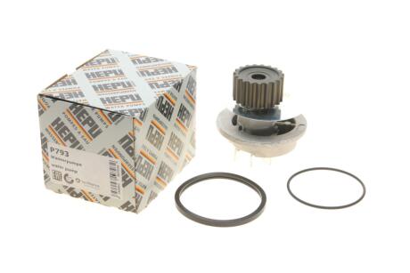 Насос охолоджуючої рідини, з ущільненням CHEVROLET AVEO / KALOS DAEWOO CIELO, ESPERO, LANOS, NEXIA, NUBIRA FSO LANOS 1.5/1.6 10.93- HEPU P793