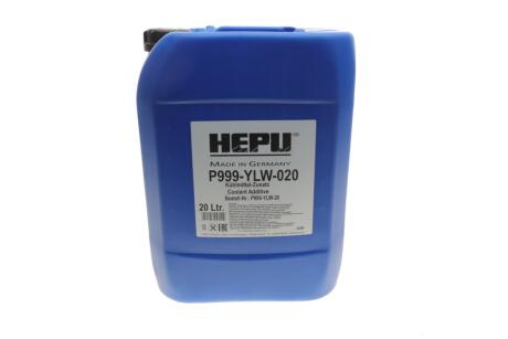 Рідина охолоджуюча Антифриз G11 жовта концентрат 20 л (P999-020) HEPU P999-YLW-020