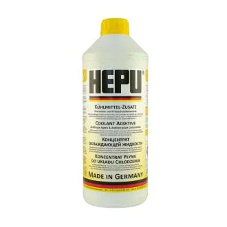 Антифриз (концентрат -80C, жовтий) YELLOW G11, 1.5L HEPU P999-YLW